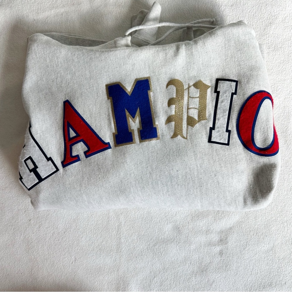 Champion Men’s Reverse Weave Old English Spell Out Hoodie, size Extra Large - Picture 15 of 16